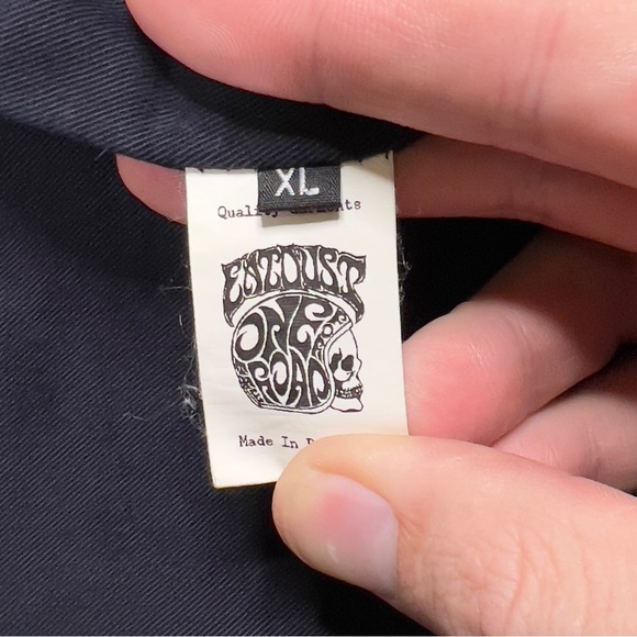 Eat Dust 673 Selvedge Denim Chore Jacket Mens XL Japanese Heavy Duty Indigo Blue - Picture 9 of 16